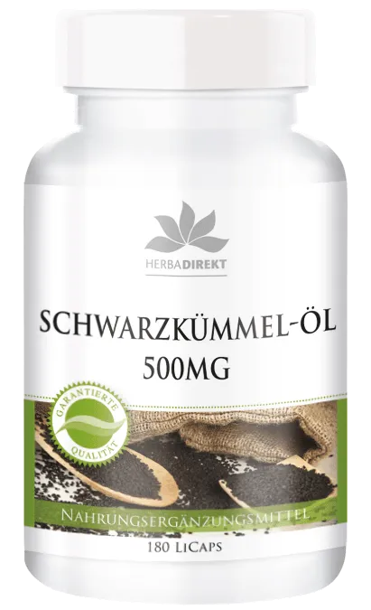 Aceite de comino negro 500mg prensado en frío Aceite de comino negro 500mg prensado en frío
