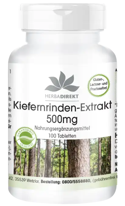 Kiefernrinden-Extrakt 500mg