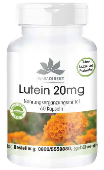 Lutein 20mg mikroverkapselt