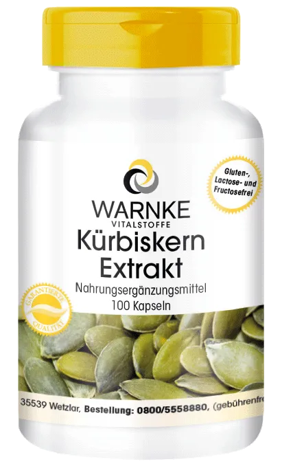 Kürbiskern-Extrakt 500mg 100 Kapseln