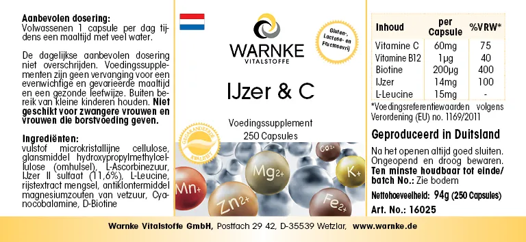 Eisen & C 250 Kapseln