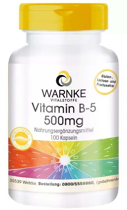 Vitamin B5 500mg