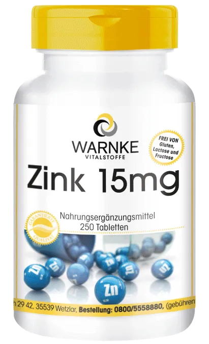 Zink 15mg 250 Tabletten