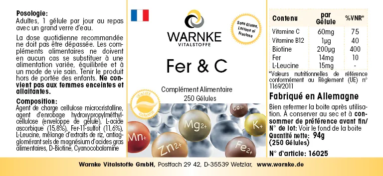 Eisen & C 250 Kapseln
