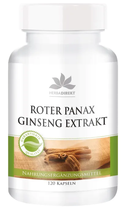 Roter Panax Ginseng Extrakt 400mg