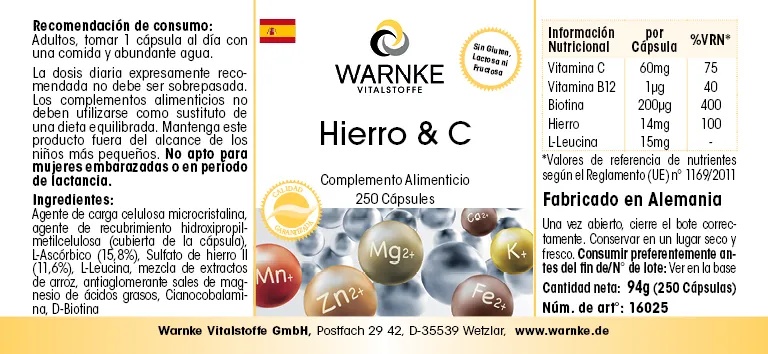 Eisen & C 250 Kapseln