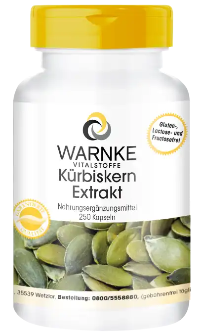 Kürbiskern-Extrakt 500mg 250 Kapseln