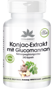 Konjac-Wurzelextrakt mit 95% Glucomannan