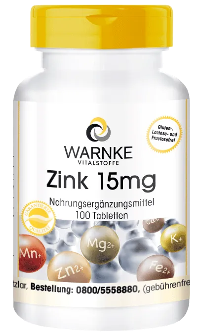 Zink 15mg 100 Tabletten